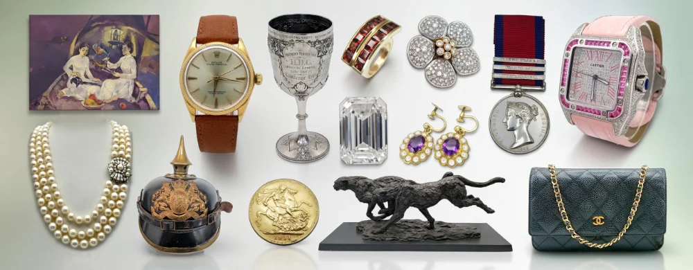 Sunday Afternoon Automatic Sales (Jewellery, Watches, Designer Items, Militaria, Coins, Asian Antiques and Collectables) All Bidding Opens from the Starting Bid on Each Lot!