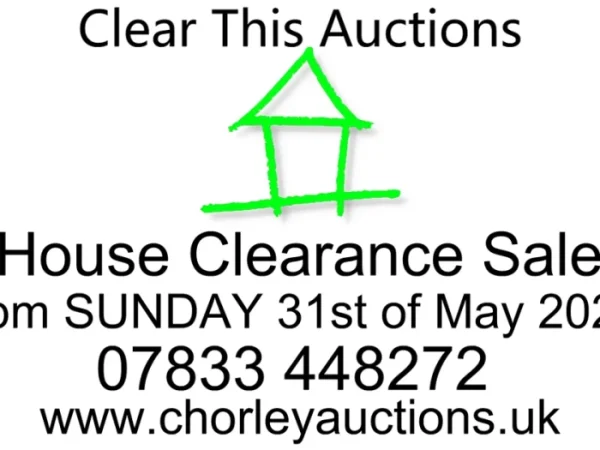House Clearance Auction From Clear This Ltd. More To Be Added