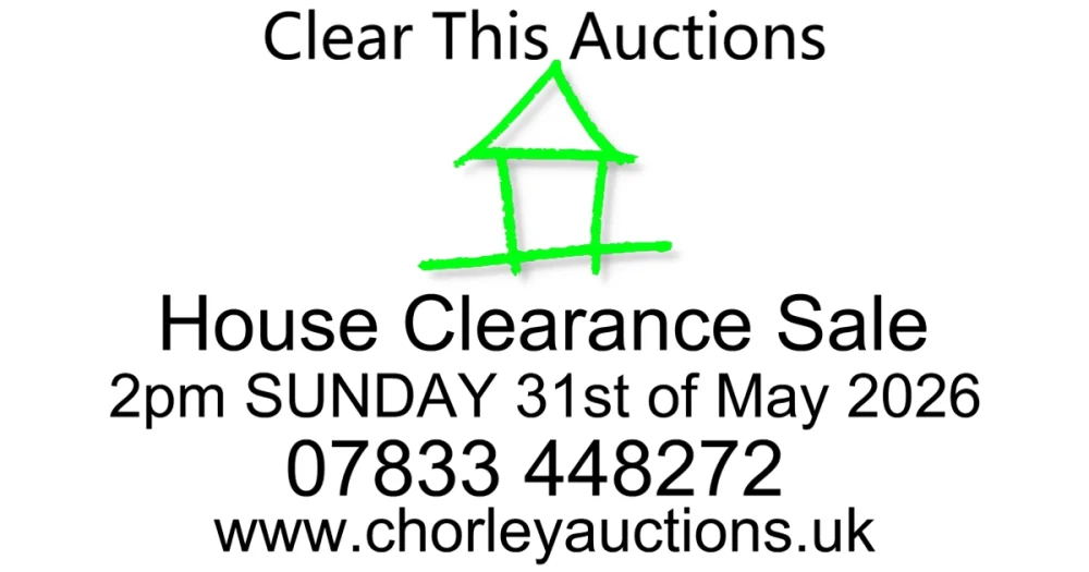 House Clearance Auction From Clear This Ltd. More To Be Added