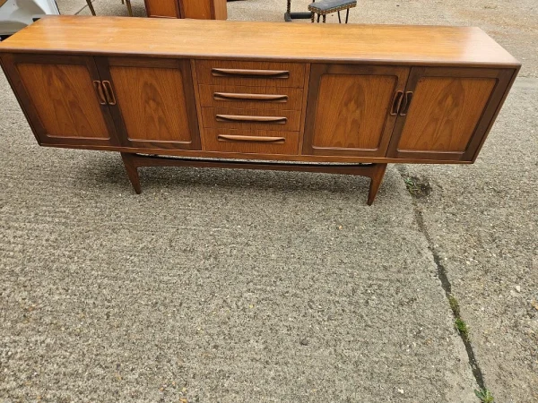 General antique glass gplan mid century ercol furniture