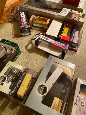 TIMED AUCTION OF ONE MAN’S 40 YEAR RARE 1.43 MODEL CARS AND DEALERS CAR & MOTORBIKE BROCHURES COLLECTION TIMED AUCTION ALL BOXED AND CASED 300+
