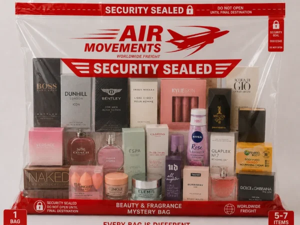 Air Movements Security Sealed Premium Beauty Mystery Bag – 1 Bag – Approx. 5 Items