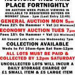 G84 Weekly General Auction Monday — image 1