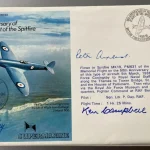 Autograph Auction RAF Military Space WW2 fighter, Bomber aces, Aviation flown covers, Navy — image 7