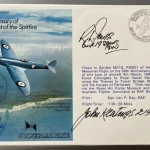 Autograph Auction RAF Military Space WW2 fighter, Bomber aces, Aviation flown covers, Navy — image 8