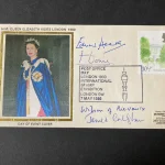 LIVE AUTOGRAPH AUCTION TV SPORT BATTLE OF BRITAIN, UK US LUFTWAFFE FIGHTER BOMBER ACES, DAMBUSTERS, NAVY, SPACE, CONC… — image 4