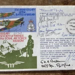 Military Autograph Auction RAF WW2 fighter and Bomber aces, Aviation flown covers, Great War — image 1