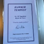 Autograph auction Military WW2 Bomber Command Fighter Aces Battle of Britain — image 1