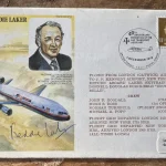 Military Autograph Auction RAF WW2 fighter and Bomber aces, Aviation flown covers, Great War — image 3