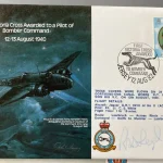 Autograph Auction RAF Military Space WW2 fighter, Bomber aces, Aviation flown covers, Navy — image 13