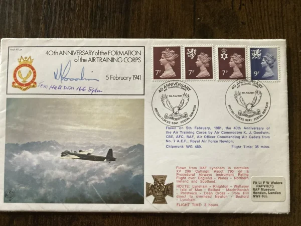 Autograph Auction Victoria Cross winners, RAF Bomber Aces, Navy, Battle of Britain, Military signed covers