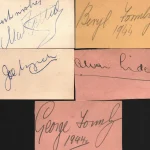 LIVE AUTOGRAPH AUCTION SPORT,MUSIC ENTERTAINMENT ,MILITARY AND COLLECTABLES — image 1