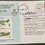 Military Autograph Auction RAF WW2 fighter, Bomber aces, Aviation flown covers, Navy — image 17