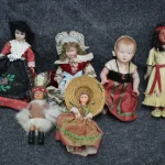 Fresh to Market Items Inc: Ercol Table & Chairs, Large Collection of Vintage Porcelain Dolls Many Rare, China and Gla… — image 11