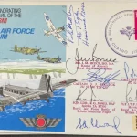 Military Autograph Auction RAF WW2 fighter, Bomber aces, Aviation flown covers, Navy — image 5
