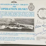 Military Autograph Auction RAF WW2 fighter, Bomber aces, Aviation flown covers, Navy — image 2