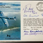 Autograph Auction RAF Military Space WW2 fighter, Bomber aces, Aviation flown covers, Navy — image 9