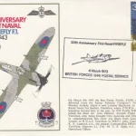 Military autograph auction RAF flown covers Navy Aviation Concorde Bombers Aces Luftwaffe Battle of Britain — image 13