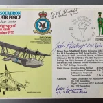 Autograph Auction RAF Military Space WW2 fighter, Bomber aces, Aviation flown covers, Navy — image 4