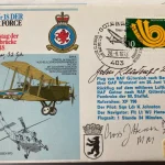 Autograph Auction RAF Military Space WW2 fighter, Bomber aces, Aviation flown covers, Navy — image 5