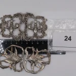 A Superb Collection of Antique Silver Nursing Buckles and Jewellery, with Other Curious & Collectable Items — image 24