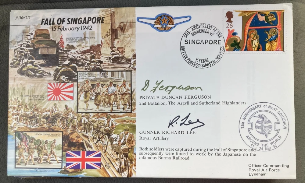 Autograph Auction Victoria Cross winners, RAF Bomber Aces, Navy, Nobel Prize Winners, Concorde, Military signed covers