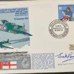 Military Autograph Auction RAF WW2 fighter, Bomber aces, Aviation flown covers, Navy — image 20