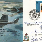 Autograph Auction RAF Military Space WW2 fighter, Bomber aces, Aviation flown covers, Navy — image 23