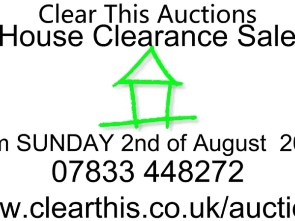 House Clearance Salvage Auction from Clear This Ltd