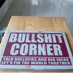 Decorative metal wall signs,hats, water bottles and various branded merchandising items. — image 6