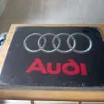 Decorative metal wall signs, hats, water bottles and various branded merchandising items. — image 10