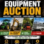 August’s Big Agricultural, Commercial vehicles, Construction, Trailers & Garden Equipment Auction — image 1