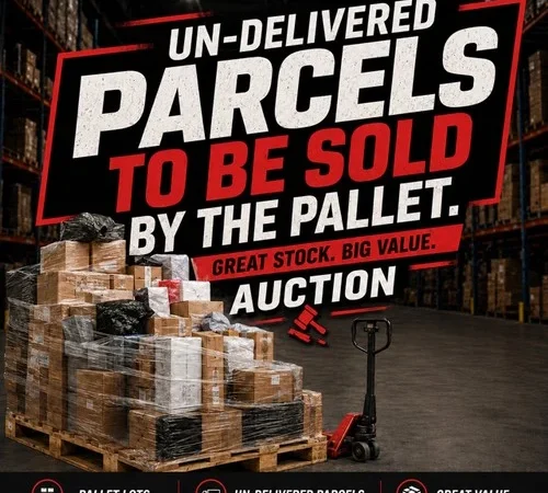 Friday: Pallets of Mixed Goods, Sourced from the Courier Network (Collection Now from Guildford Saleroom)