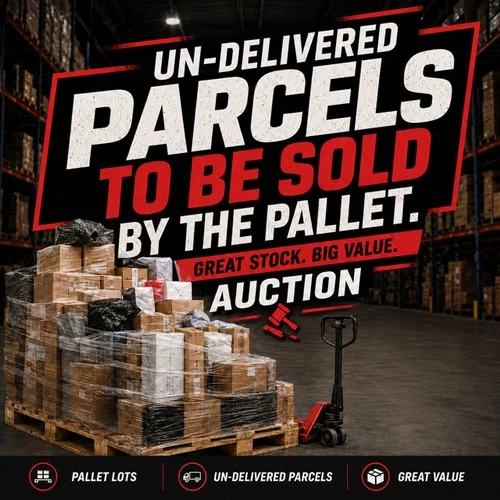 Friday: Pallets of Mixed Goods, Sourced from the Courier Network (Collection Now from Guildford Saleroom)