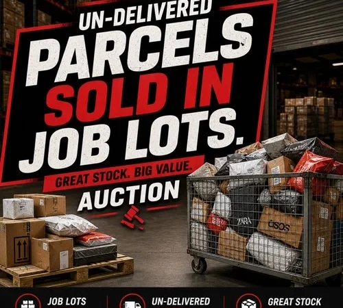 Lost Luggage & Unclaimed Trade “Job Lots” incl. Clothing, Homeware, Books, Footwear, Tools, Auto and More from a Major UK Courier Network