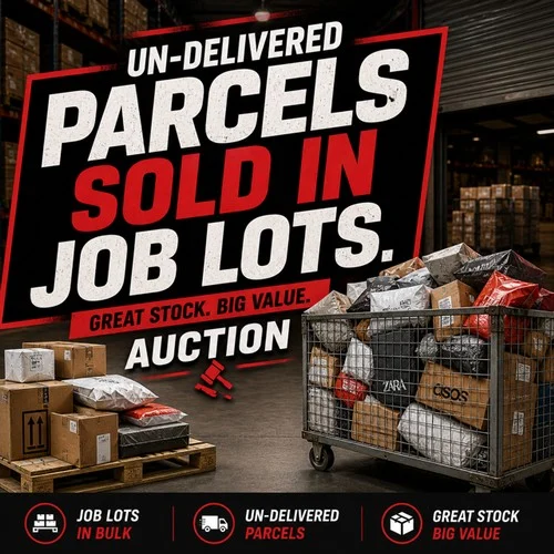 Lost Luggage & Unclaimed Trade “Job Lots” incl. Clothing, Homeware, Books, Footwear, Tools, Auto and More from a Major UK Courier Network