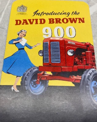 Rare David Brown Tractors & other farming brochures plus cofidential Ephemera