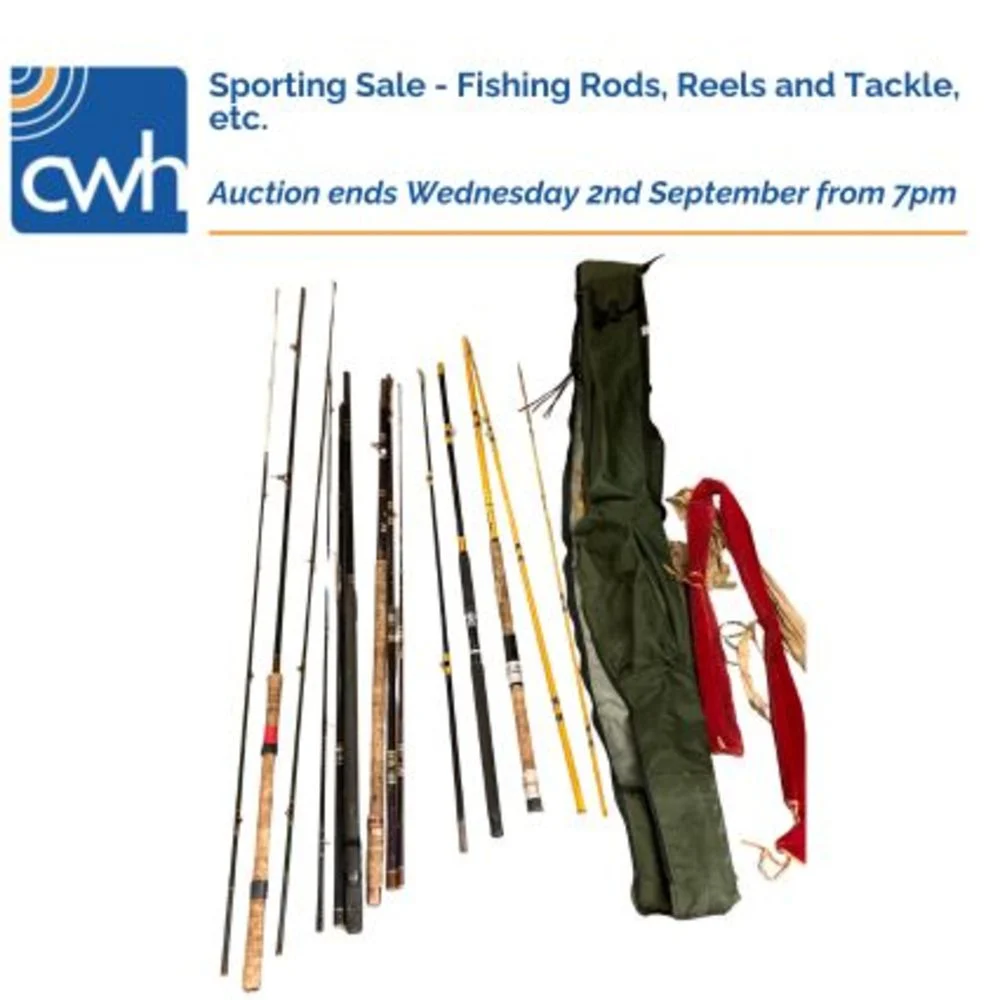 Sporting Sale – Fishing Rods, Reels and Tackle, etc.
