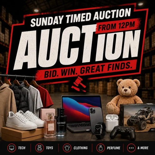 Sunday: New Clothing, Tech, Homeware & More!