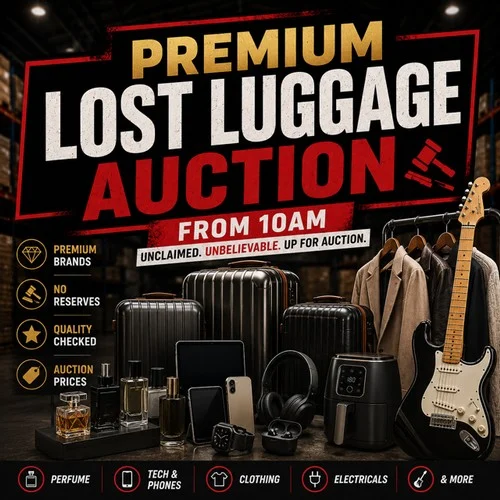 Unclaimed Goods & Lost Luggage from UK & International Transport Networks