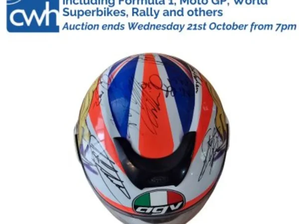 Motorsports Memorabilia Auction including Formula 1, Moto GP, World Superbikes, Rally and others