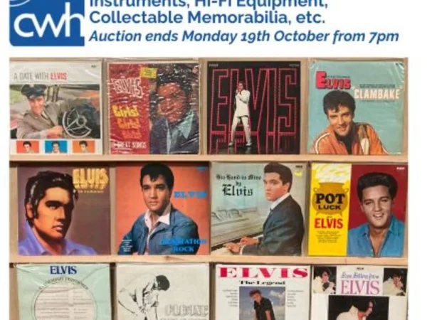 Music Auction – Vinyls and CDs, Instruments, Hi-Fi Equipment, Collectable Memorabilia, etc.