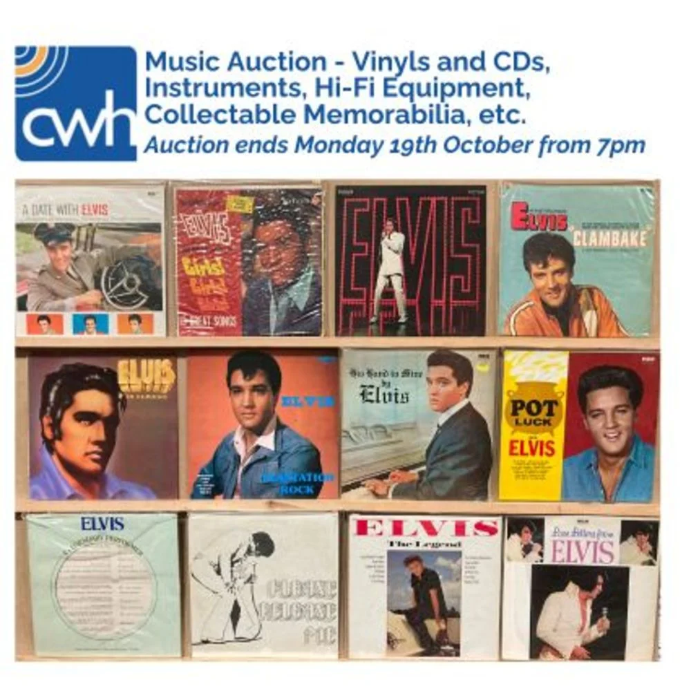 Music Auction – Vinyls and CDs, Instruments, Hi-Fi Equipment, Collectable Memorabilia, etc.