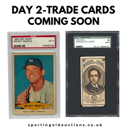 Sportingold September Two-Day Sale of Cigarette Cards & Sporting Memorabilia