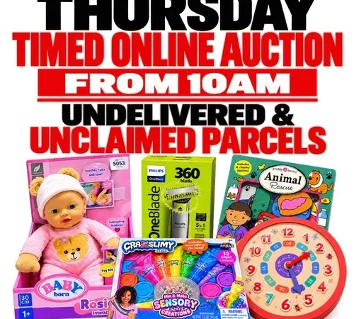 Unclaimed Goods from a Major UK Courier Network incl. Toys, Tech, Fashion, Collectables, Homeware and more!