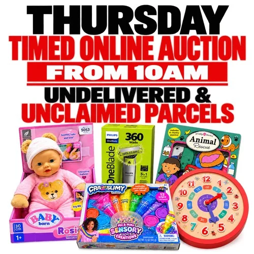 Unclaimed Goods from a Major UK Courier Network incl. Toys, Tech, Fashion, Collectables, Homeware and more!