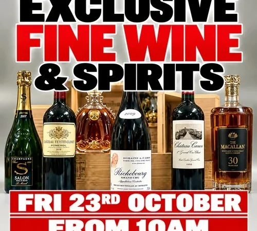 An Exclusively Curated Auction of Fine Wine & Spirits