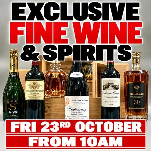 An Exclusively Curated Auction of Fine Wine & Spirits