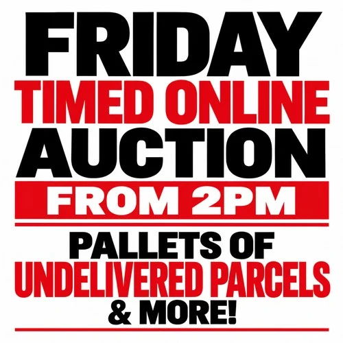 Friday: Pallets of Mixed Goods, Sourced from the Courier Network (Collection Now from Guildford Saleroom)