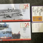 Autograph Auction WW2, Dambusters, Battle of Britain aces, Space, Sport, Historic, Concorde, SOE, TV FDCs Coin covers — image 2